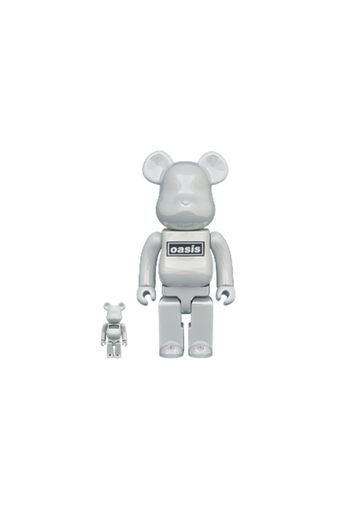 Bearbrick Oasis 100% & 400% Set White Chrome