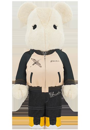 Bearbrick Sacai Medicom Toy Plus Exclusive 1000% Multi