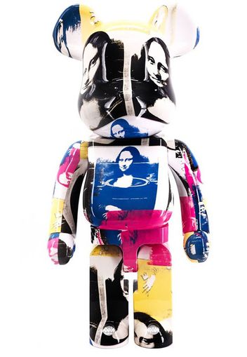 Bearbrick Andy Warhol Double Mona Lisa 1000% Multicolor
