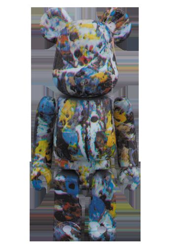 Bearbrick Jackson Pollock Studio 100% Blue