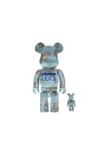 Bearbrick x Atmos x Ubiq 100% & 400% Set Sax