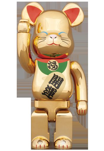 Bearbrick Beckoning Cat Gilded 400% Gold