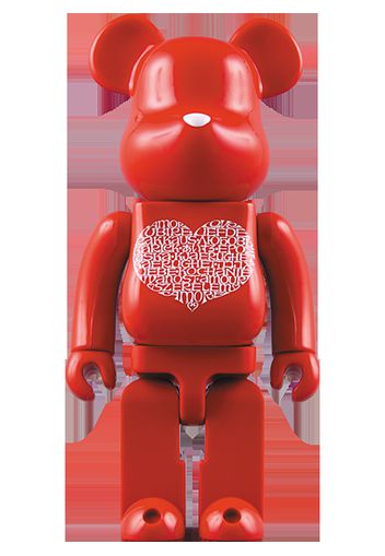 Bearbrick International Love Heart 1000% Red