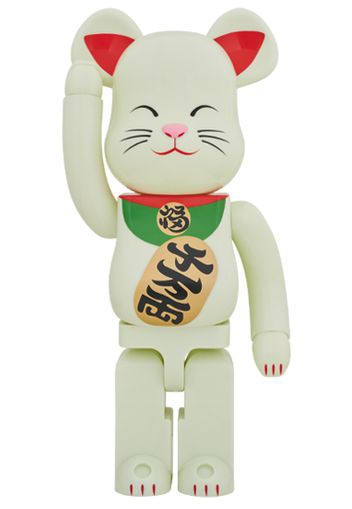 Bearbrick Beckoning Cat Luminous 1000% White