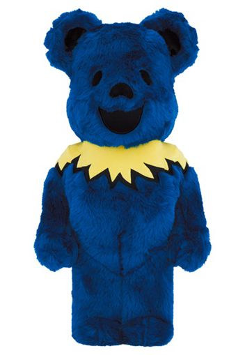 Bearbrick x Grateful Dead Dancing Bear Costume Ver. 1000% Blue