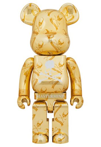 Bearbrick x Mastermind World 1000% Gold