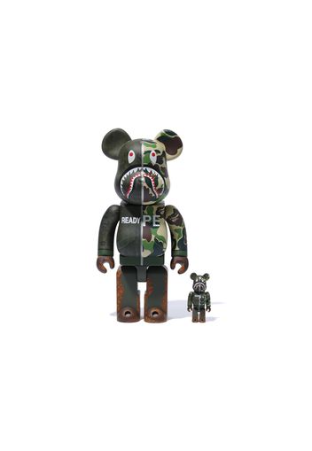 Bearbrick x ReadyMade 100% & 400% Set Bearbrick Olive Drab