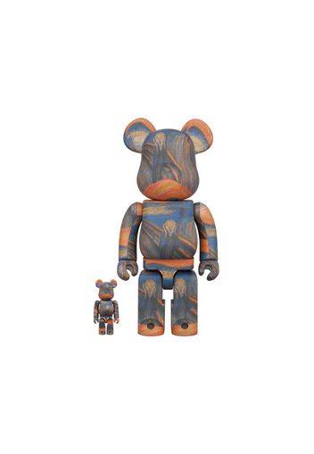 Bearbrick Edvard Munch (Scream) 100% & 400% Set