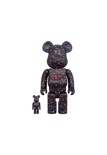 Bearbrick x MUVEIL Strawberry Pattern 100% & 400% Set