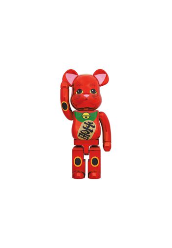 Bearbrick Maneki Neko Plum Gold Plated 1000%