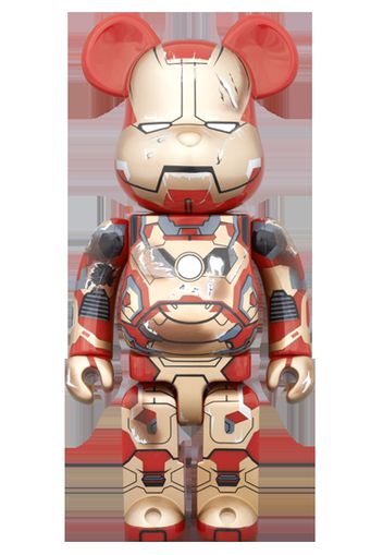 Bearbrick Iron Man Mark XLII Damaged Ver. 400% Gold