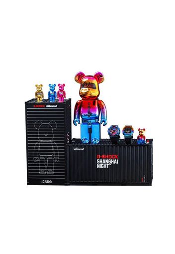 Bearbrick x G-Shock GM-110SN & GM5600SN & 400% Figure Rainbow & 100% Figure x4