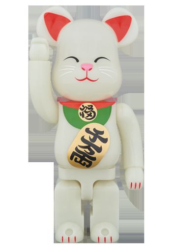 Bearbrick Beckoning Cat Luminous 400% White