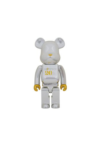 Bearbrick 20th Anniversary 1000% Gold & Silver Chrome Ver.