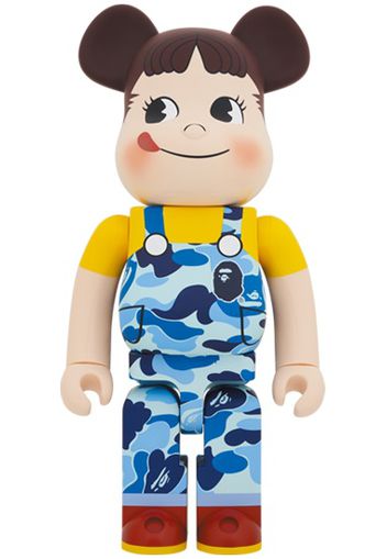 Bearbrick x BAPE Peko-chan 1000% Blue Camo