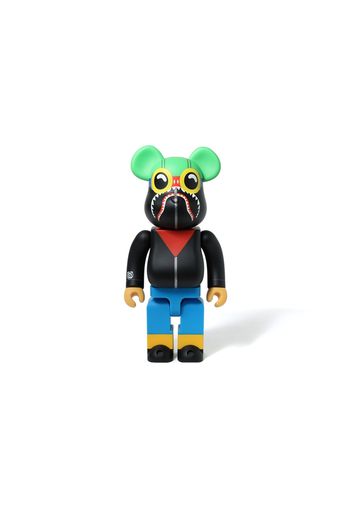 Bearbrick x Hebru Brantley Flyboy Shark 400% Bearbrick Black