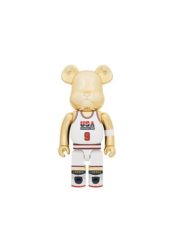 Bearbrick Michael Jordan 1992 Team USA (Dream Team) 1000% Gold Chrome