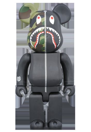 Bearbrick A Bathing Ape 1st Camo Shark 400% Black