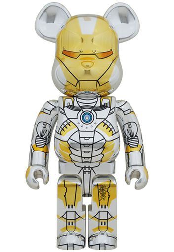 Bearbrick x Sorayama x Marvel Iron Man 1000%