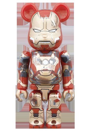 Bearbrick Iron Man Mark XLII Damage Ver. 100% Red