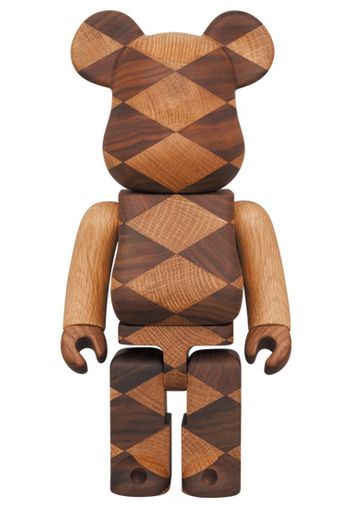 Bearbrick Karimoku Woven (2 Medicom Toy Plus Exclusive) 400%