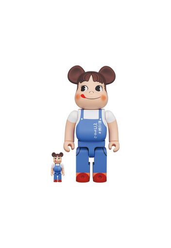 Bearbrick Peko-chan The Overalls Girl 100% & 400% Set