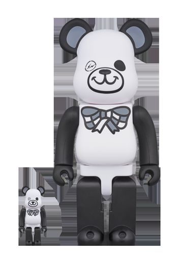 Bearbrick x Freemasonry x Fragment 100% & 400% Set White