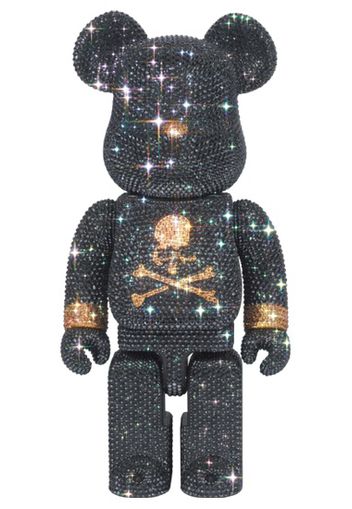 Bearbrick x mastermind JAPAN Crystal Decorate 400% Black & Gold Ver.