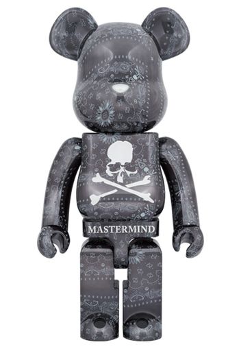 Bearbrick x Mastermind World 1000% Black Bandana