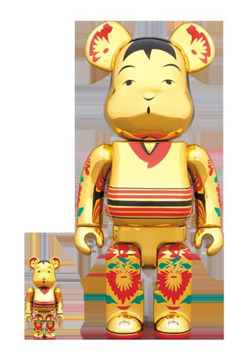 Bearbrick Gold Plated 100% & 400% Set Gold