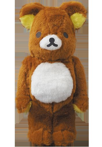 Bearbrick Rilakkuma (Costume Version) 400% Brown