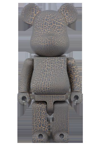 Bearbrick Karimoku Crack Paint 400% Black