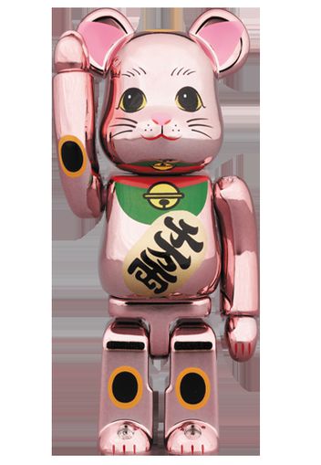 Bearbrick Maneki Neko Gold Plate 100% Rose Gold