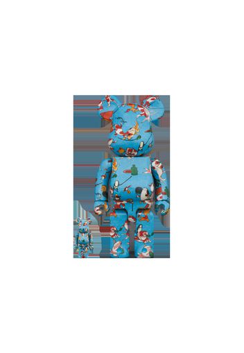 Bearbrick Utagawa Kuniyoshi "Goldfish Tsukushi" 100% & 400% Set