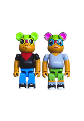 Bearbrick Hebru Brantley Lil Mama & Flyboy NYCC 100% Set Multicolor