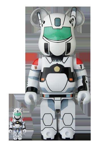 Bearbrick Patlabor AV-98 Ingram 100% & 400% Set Silver