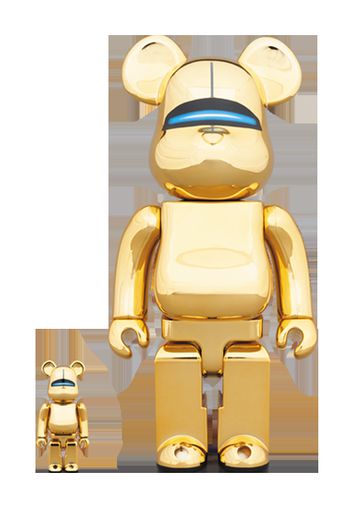 Bearbrick Hajime Sorayama Sexy Robot 100% & 400% Set Gold