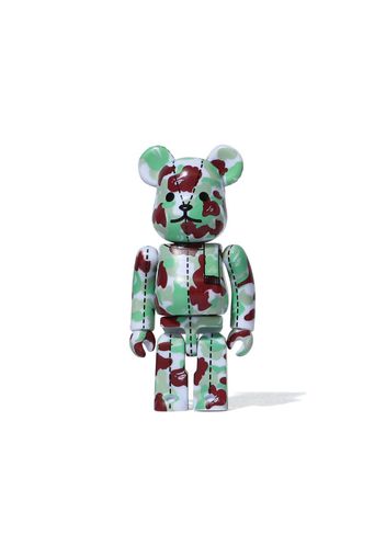 Bearbrick A Bathing Ape 28th Anniversary Camo #1 100% Red/Green