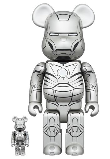 Bearbrick x Marvel The Infinity Saga Iron Man Mark II 100% & 400% Set