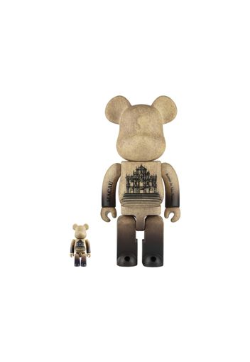 Bearbrick x Ruins of Saint Paul's 100% & 400% Set Brown