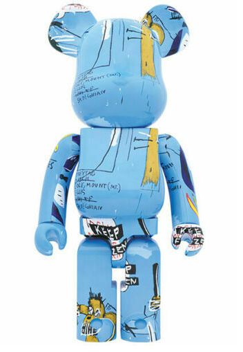 Bearbrick Jean-Michel Basquiat #4 1000% Blue