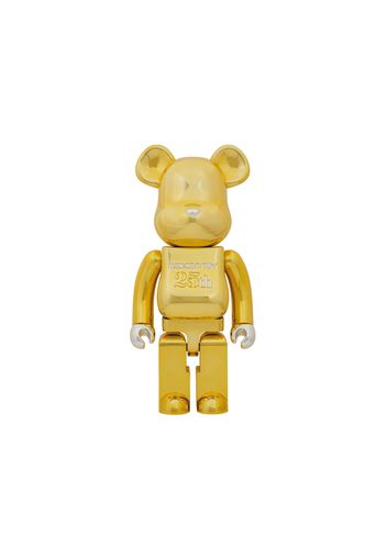 Bearbrick Medicom Toy 25th Anniversary 1000% Gold Chrome