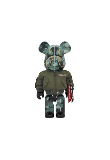 Bearbrick x Bape x Alpha Industries 1000%