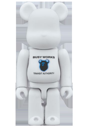 Bearbrick x Bape x Stash 100% White