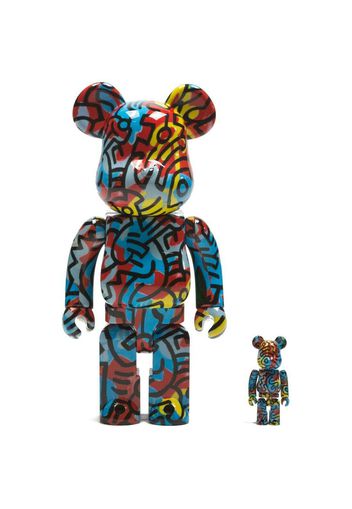 Bearbrick Medicom Keith Haring DesignerCon Exclusive 100% & 400% Set Multi