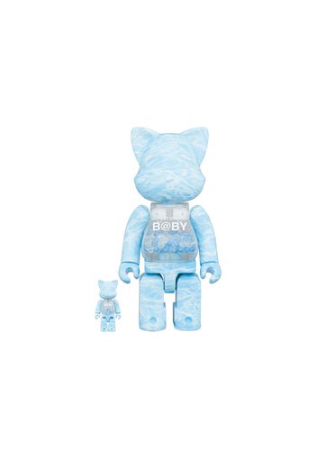 Bearbrick My First Nyabrick Baby 100% & 400% Set Water Crest