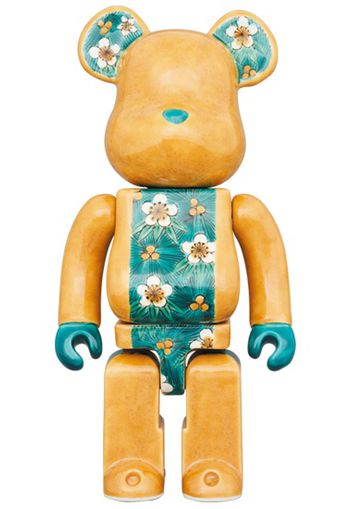 Bearbrick Kutani Craftsman (Topaz Color Magnetic Color Three Friends) 400%