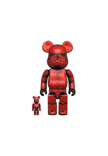 Bearbrick Sith Trooper 100% & 400% Set Red Chrome Ver.