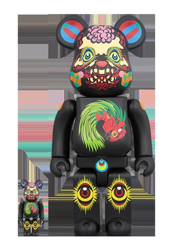 Bearbrick Keiichi Tanaami 100% & 400% Black