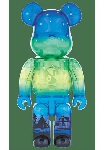 Bearbrick Great Slave Lake / Diamond Head 400% Blue/Green